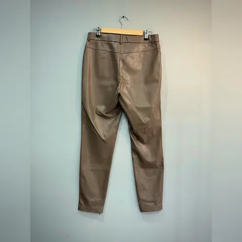 Brown Truth by Republic Faux Vegan Leather Pants Size 8 Like New
