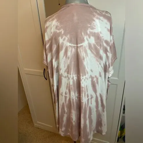 FP Movement by Free People oversized Tie Dye Dress with pockets size S Pink