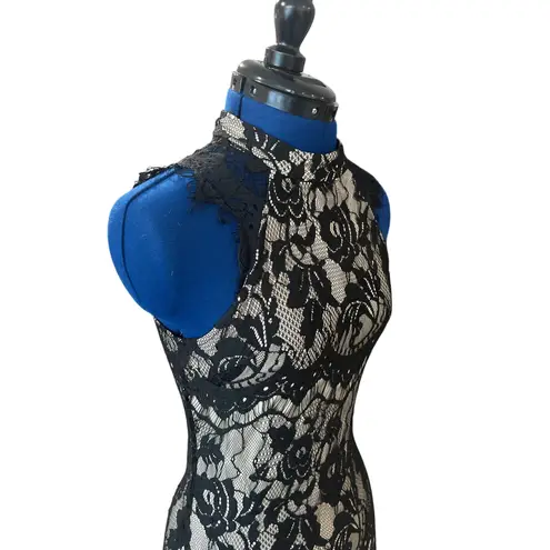 Filly Flair Lace Mini Dress Cocktail Women's Size M Sleeveless Fitted Homecoming