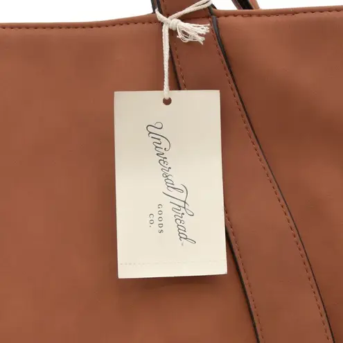 Universal Threads Universal Thread Women's Hobo Tote Bag in Brown Faux Leather