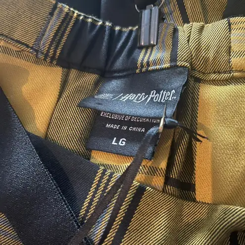 Harry Potter Hufflepuff Pleated Suspender Skirt