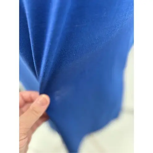 Lucy Tech Womens Short Sleeve Blue Workout T Shirt Size Large Exercise