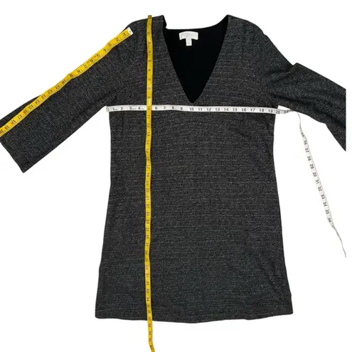 The White Company 10 Dress Minimalist Wool Retro 60s Style Classic Sparkle Shift Gray