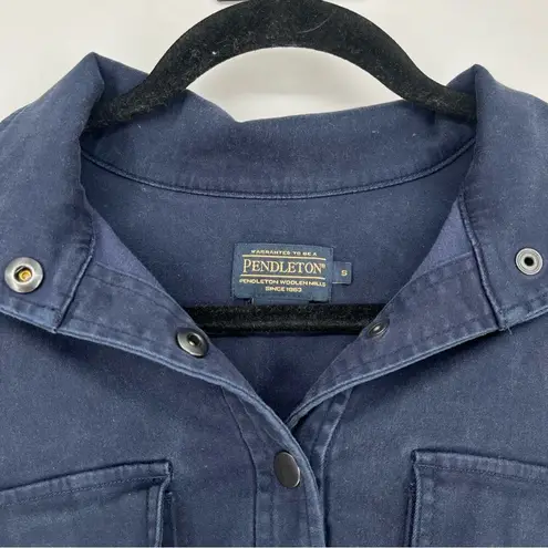 Pendleton Malin Utility Jacket Navy Blue Women's Size Small