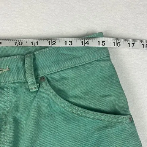 Uniqlo  | Denim Color Wash Shorts | Teal Green | Five Pocket | Size 29 (8)