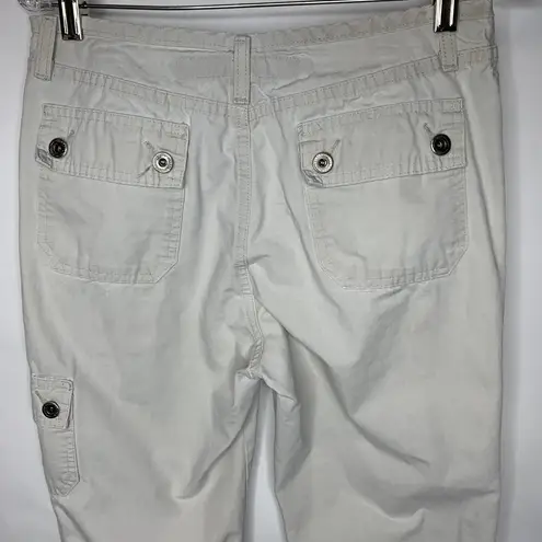 Hydraulic Vintage High Waist Cargo Crop Pants Sz 5/6 Small Medium