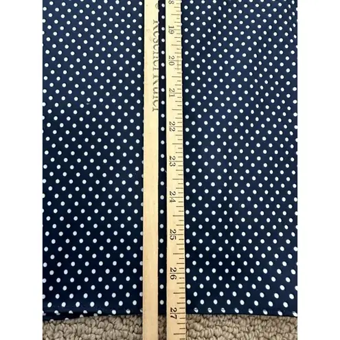 Vintage Anthony Richards 3X Womens Top MuuMuu Blouse Polka Dot Blue White