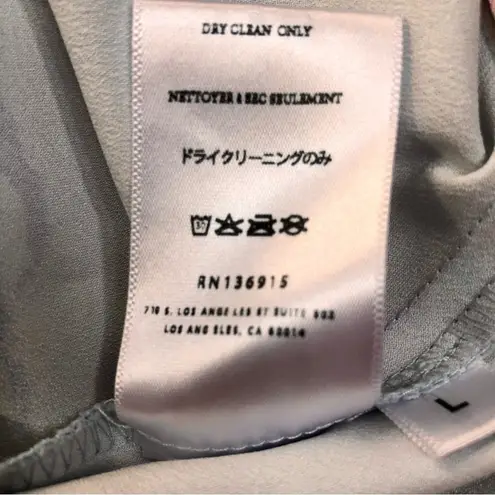 Third Form Tee T- Shirt Dress Midi Blue & White Tie Dye Print size 8 R Revolve