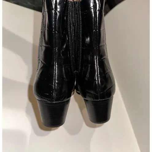 J. Crew Piper ankle NWOT boots in Italian croc