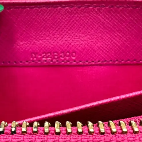 Salvatore Ferragamo Gancini continental wallet Fuchsia Pink