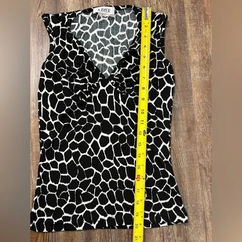 A Byer A. Byer Vintage Y2K Giraffe Animal Print Tank Top Size Medium Made in the USA thumbnail 5