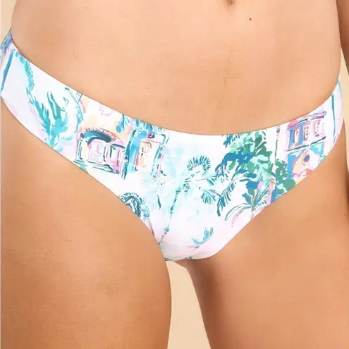 Multi Print Low Rise Bikini Blue Size XL