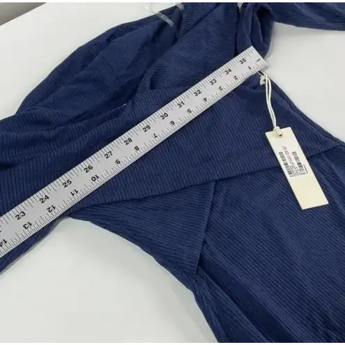 Capulet Dress Womens X Small Blue Elena Bodycon Cosmic Ribbed Off Shoulder NWT