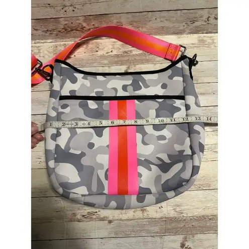 Haute Shore Jeri Rise Crossbody Purse Bag Neoprene White Gray Camo Pink Red