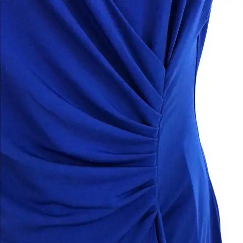 Valerie Bertinelli Blue Asymmetrical Dress