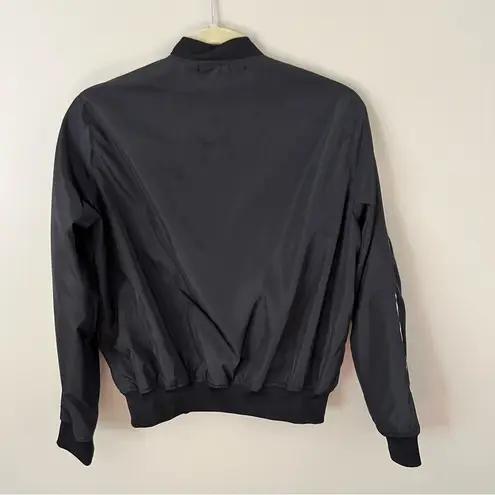 Forever 21  Black Bomber Jacket | M