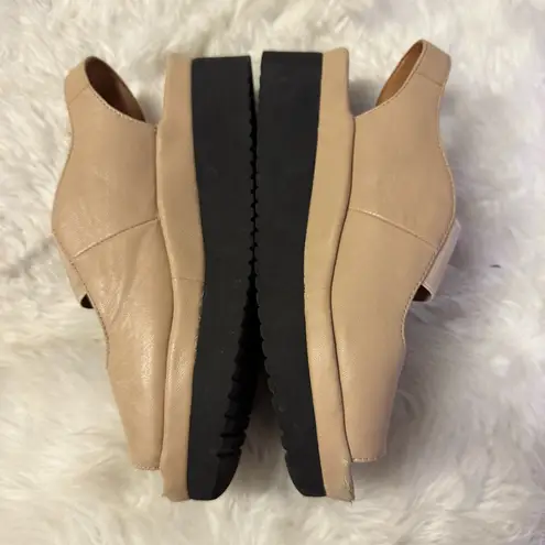 L’Amour Des Pieds Leather Slingback Sandals – Nude Beige – Size 7M Black