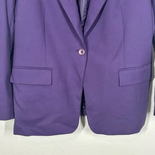 Pendleton Purple 100% Virgin Wool Blazer Size 16