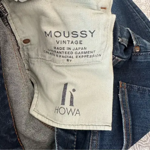 Moussy Vintage Denim Cicero Skinny Ankle Jean Dark Blue Wash MV Japan Size 29