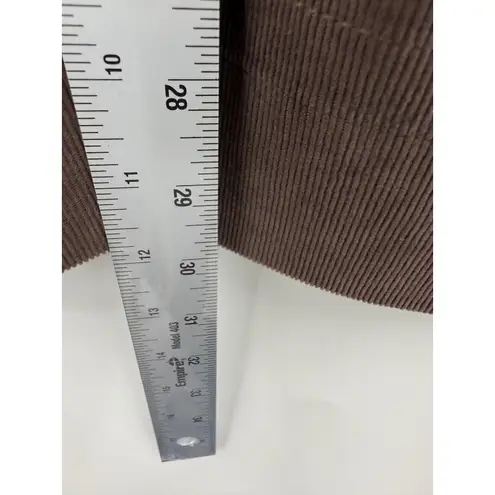 J.Crew  Brown Corduroy Wide Leg Pants Women Size 32 Cotton Lyocell Blend