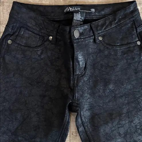 Ashley by 26 International Black Textured Pants