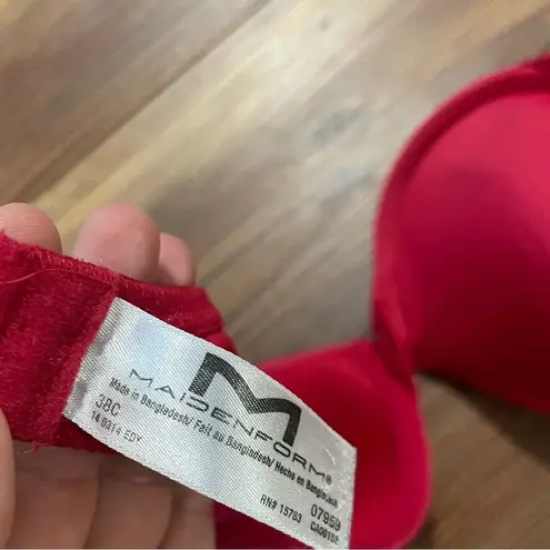 Maidenform  red bra 