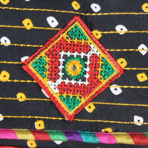 Banjara Indian Embroidered Purse Bag Boho Chic Colorful Red