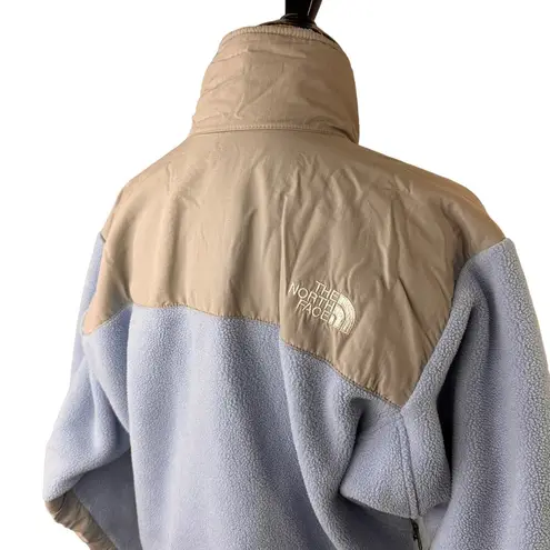 The North Face  Women's Light Blue & Grey Zip Up Nylon Polyester Jacket Small - Image 3