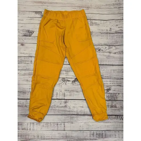 Fleo Harley Moto Jogger Pant in Mango Mojito Yellow Size Small
