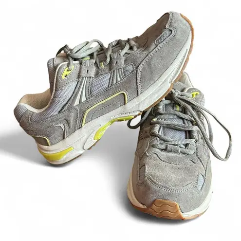 Vionic 23Walk Women’s Walking Shoes Neutral w/ Lime Pop Size 8