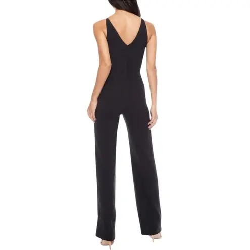 Dress the Population NEW Sam Ruched Side Jumpsuit in Black Sz. L