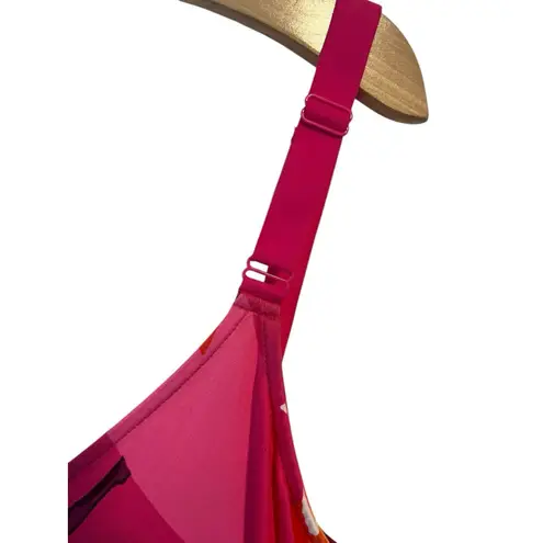 Lilac + London Chemise Sleep Top Womens XL Tropical Floral Sleeveless Soft Satin