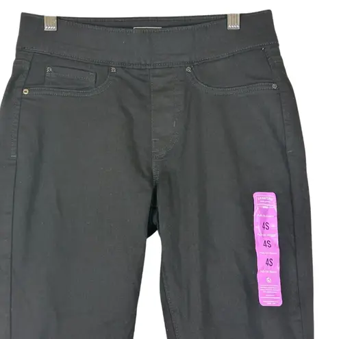 NWT Levis Shaping Pull On Skinny Pants Womens 4 Black Stretch Comfort Minimalist Size 27