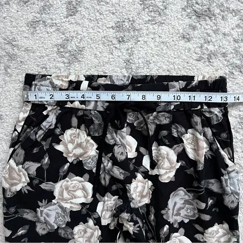 Talula Artizia Rose Jogger Lightweight Pants Feminine Floral Neutral Sz Small