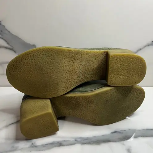 Coconuts by Matisse Womens Green Suede Low Heel Chukka Ankle Boots Sz 8 Festival