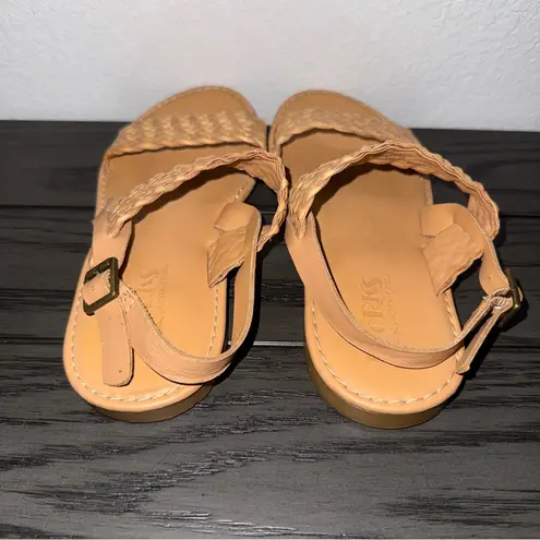 Kork-Ease Korks Callista Braded Leather Sandal in Natural Tan Size 6M