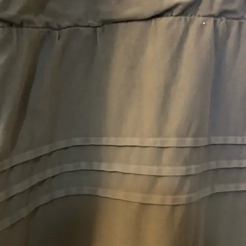 7 For All Mankind  Puff Sleeve Tie Back Denim Dress Size M