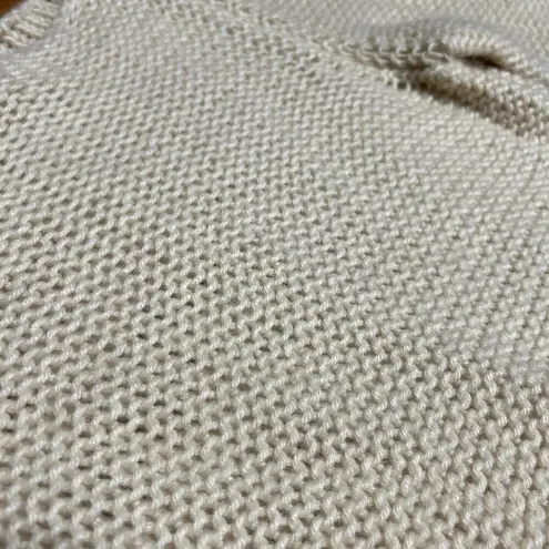 TSE Cashmere Sweater Womens Size Medium Cream Open Knit