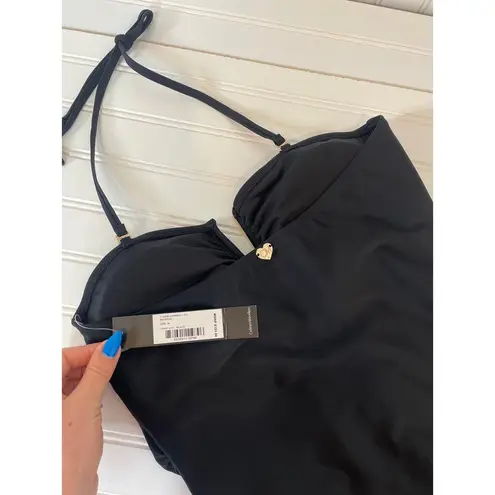 Catherine Malandrino NWT Womens Swimsuit Padded Solid One Piece 1-PC Size M