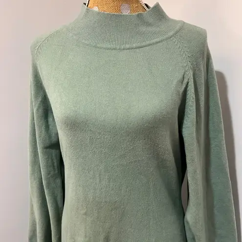 Exlura Mock Neck Ribbed Long Sleeve Pullover Mini Sweater Size XXL