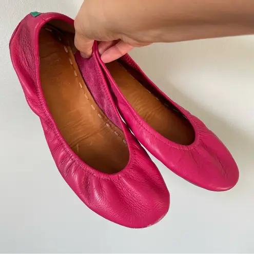 Tieks by Gavrieli Women's Fuchsia Leather Ballet Flats Size 8