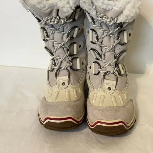Pajar Canada Women’s White Winter Boots Size 8–8.5 – Polar Lined, Side Zipper