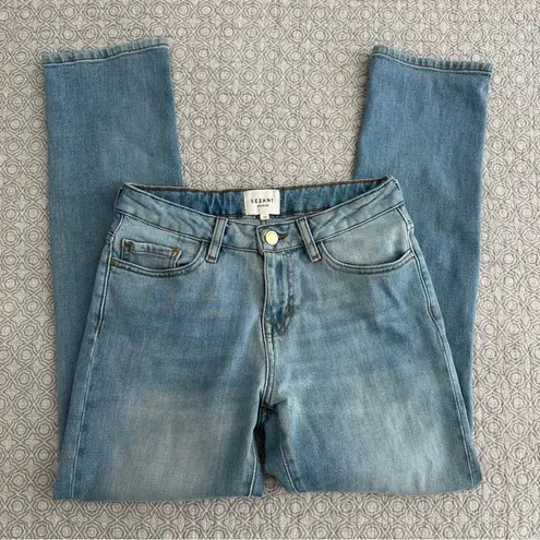 Sézane Denim Women’s Mid Rise Straight Ankle Jeans Size 25