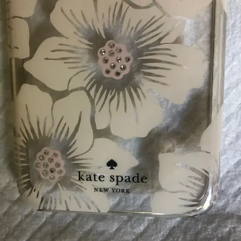 Kate Spade  Clear White Hibiscus iPhone 6 P…