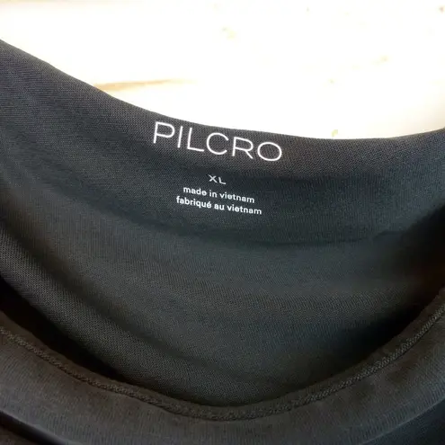 Pilcro Anthropologie One Shoulder Top Womens XL Gray Ruched Side Modal Blend