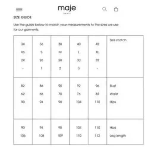 Maje Maissa Oversized Varsity Cardigan size 1 (small)