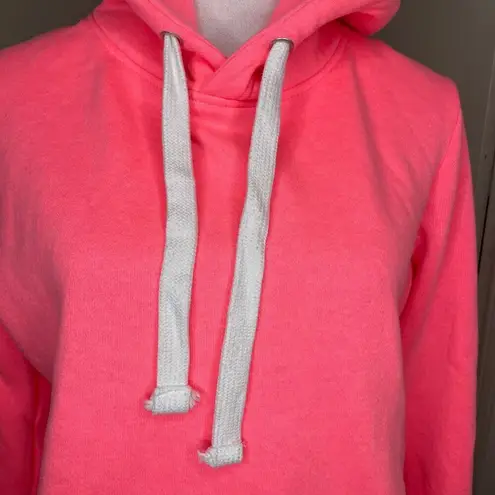 Reflex Women's Bright Pink Haisley Hooded Sweatshirt Sz L Cozycore Normcore Size L