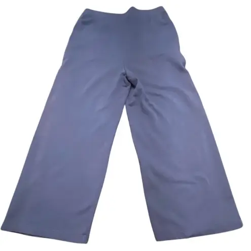 Pure Jill J.Jill Organic Cotton Wide Leg Pull On Blue Lounge Pants Small Casual