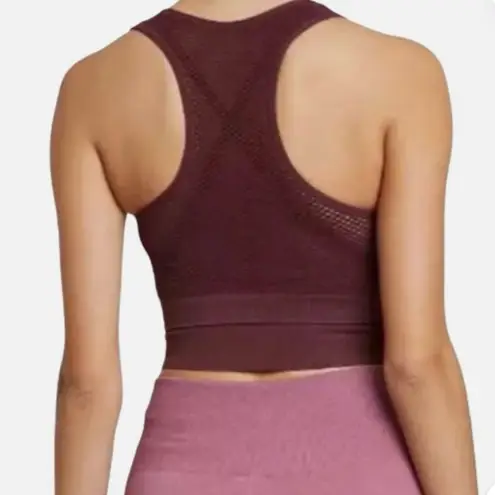 JoyLab NWT Mesh Sports Bra Medium Port Royale Double Layer Activewear Workout