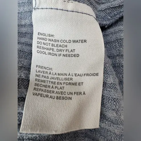 Sophie Rue Jordyn Long Sleeve Rib Midi Sweater Dress in Tranquil Blue size Small